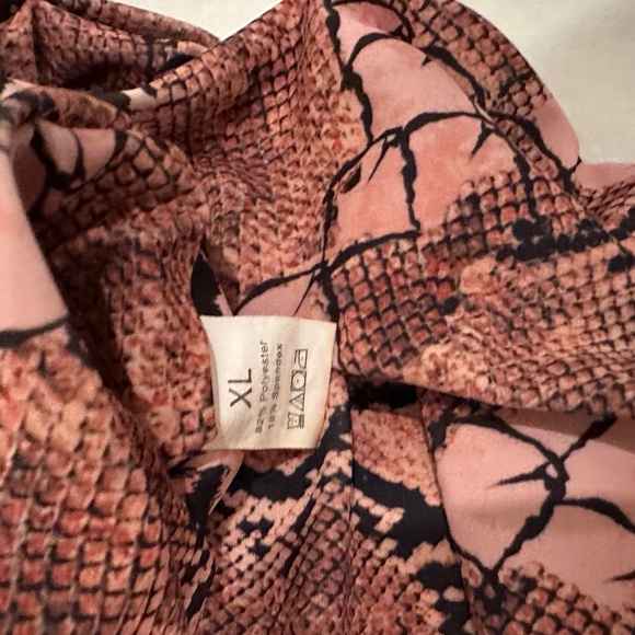 LADIES ANIMAL PRINT TWO PIECE BIKINI XL - Picture 3 of 3